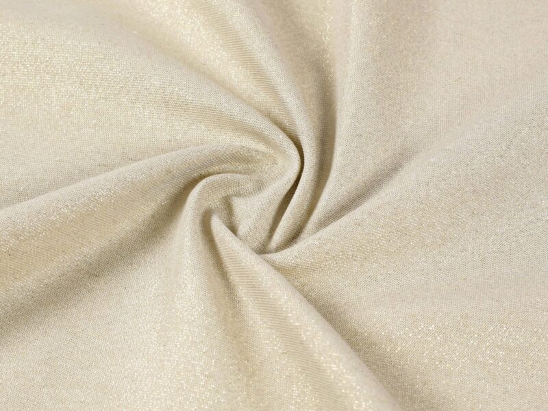 Decorative fabric LONETA gold width 140 cm by Stofex.