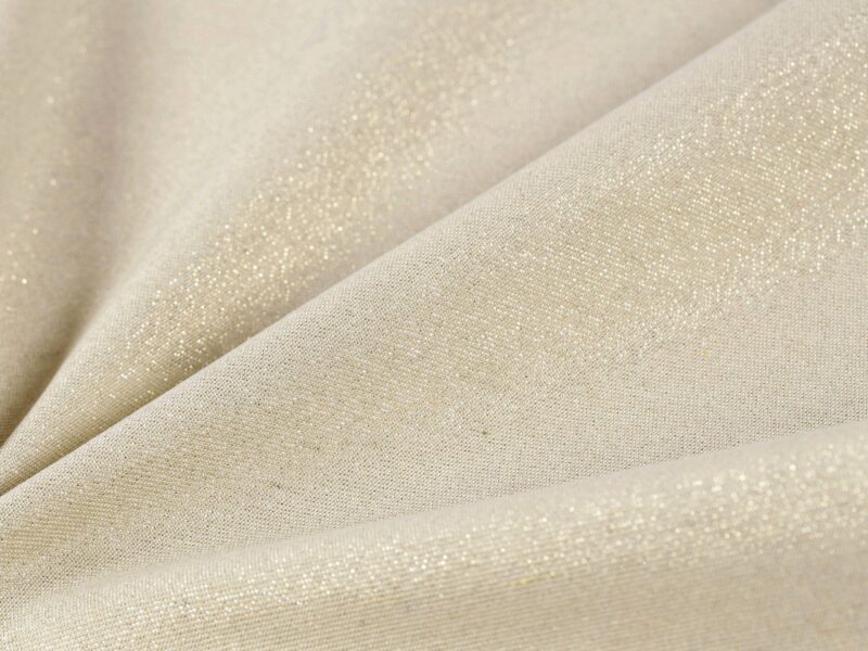 Decorative fabric LONETA gold width 140 cm by Stofex.