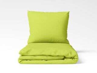 Cotton bed linen pistachio colour by Stofex.