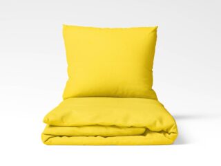 Cotton bed linen yellow colour by Stofex.