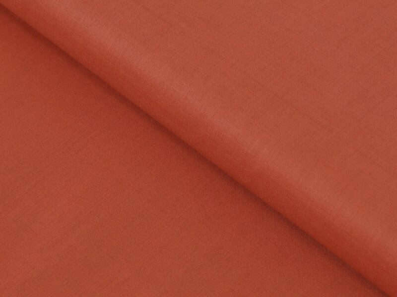 Cotton fabric brick red by Stofex.