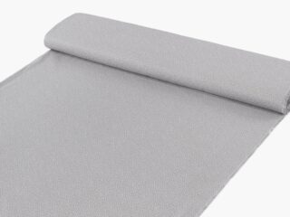 Cotton fabric small shapes on grey by Stofex.