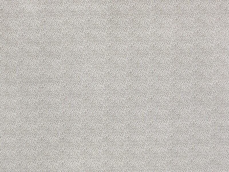 Cotton fabric white mosaic on brown by Stofex.