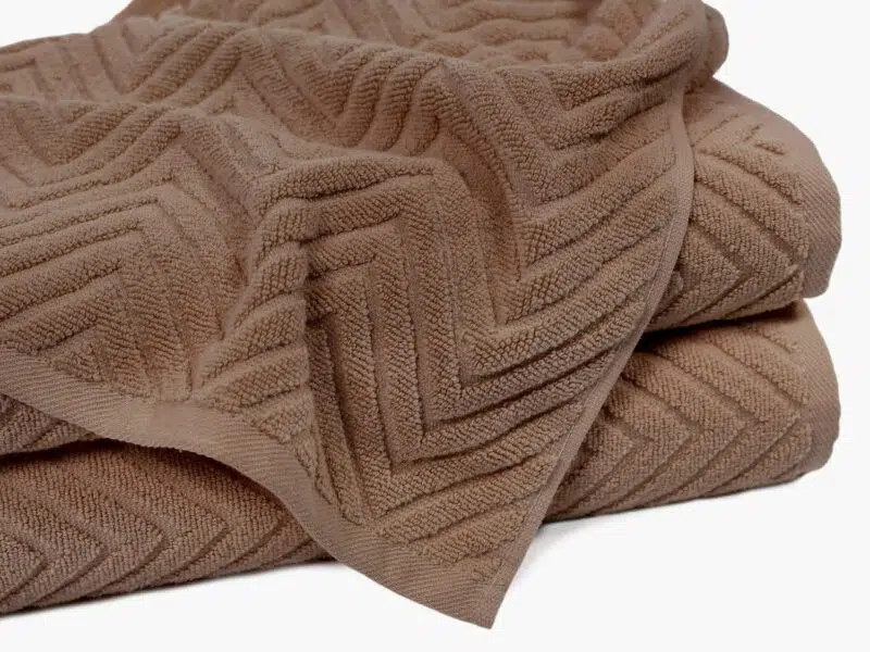 Terry towel / bath towel brown - Milla by Stofex.