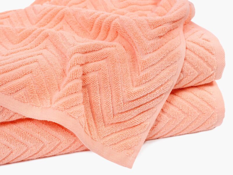 Terry towel / bath towel salmon - Milla by Stofex.