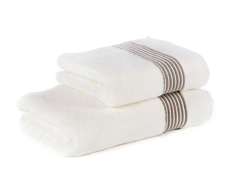 Terry towel / bath towel cream micro exclusive by Stofex.