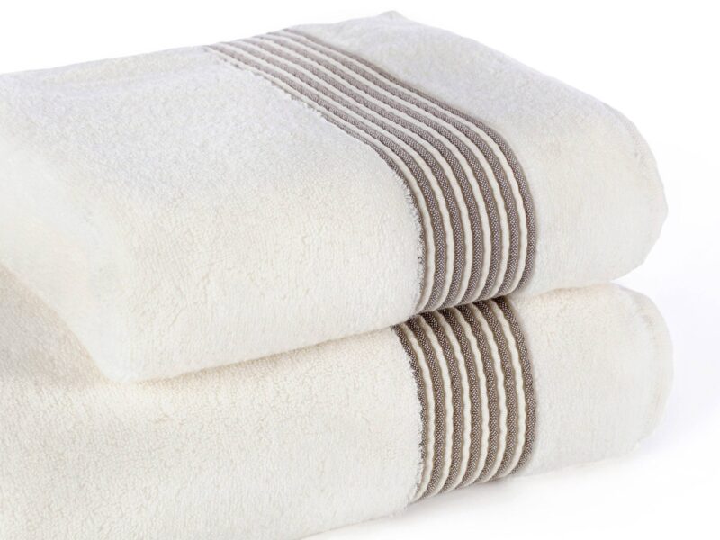 Terry towel / bath towel cream micro exclusive by Stofex.