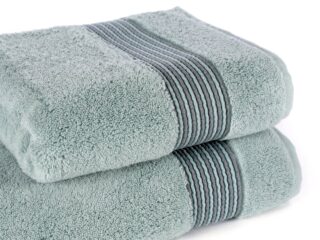 Terry towel / bath towel light green micro exclusive by Stofex.