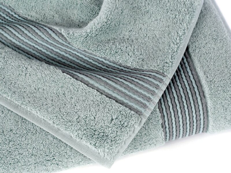 Terry towel / bath towel light green micro exclusive by Stofex.