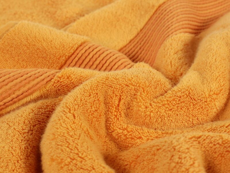 Terry towel / bath towel orange micro exclusive by Stofex.