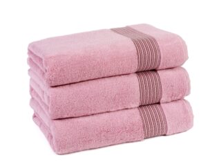 Terry towel / bath towel old pink micro exclusive by Stofex.