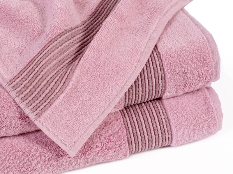 Terry towel / bath towel old pink micro exclusive by Stofex.