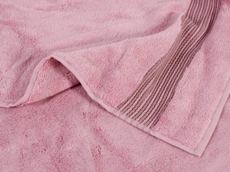 Terry towel / bath towel old pink micro exclusive by Stofex.