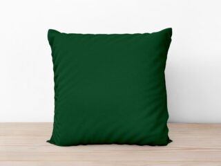 Cotton pillowcase dark green by Stofex.