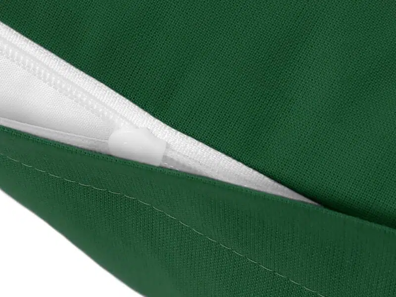 Cotton pillowcase dark green by Stofex.