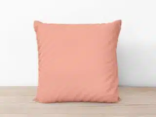 Cotton pillowcase salmon by Stofex.