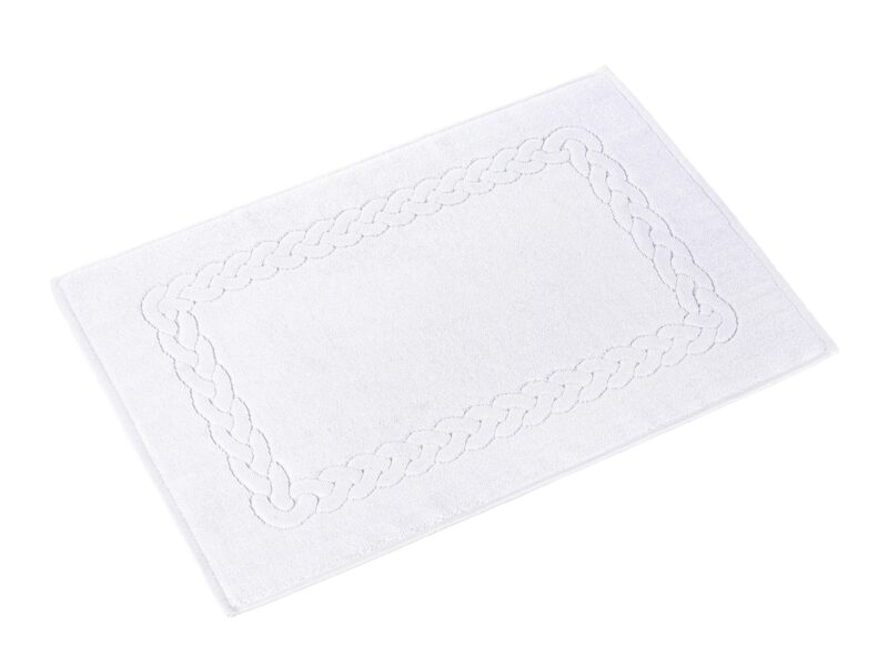 Bathroom terry rug white 50x70 cm by Stofex.