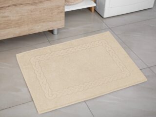 Bathroom terry rug sand 50x70 cm by Stofex.