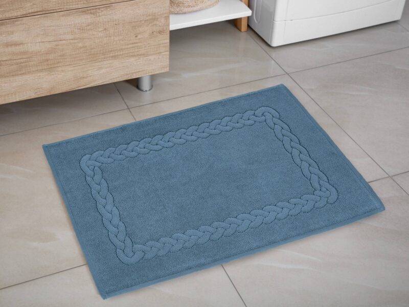 Bathroom terry rug blue 50x70 cm by Stofex.