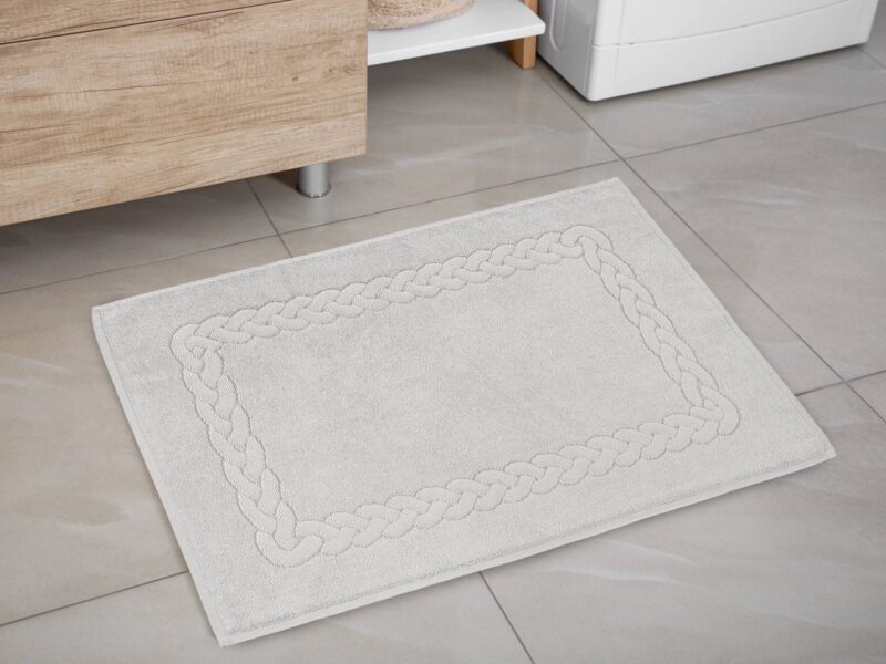 Bathroom terry rug grey 50x70 cm by Stofex.