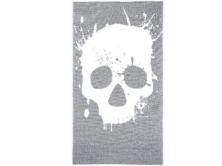 Large beach towel with skull by Stofex.