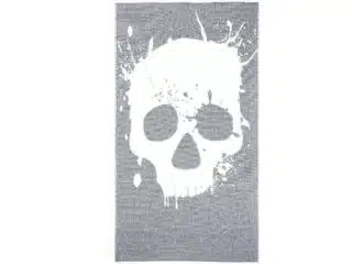 Large beach towel with skull by Stofex.