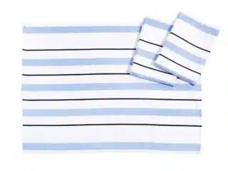 Twill kitchen towel blue stripes 50x70 cm by Stofex.