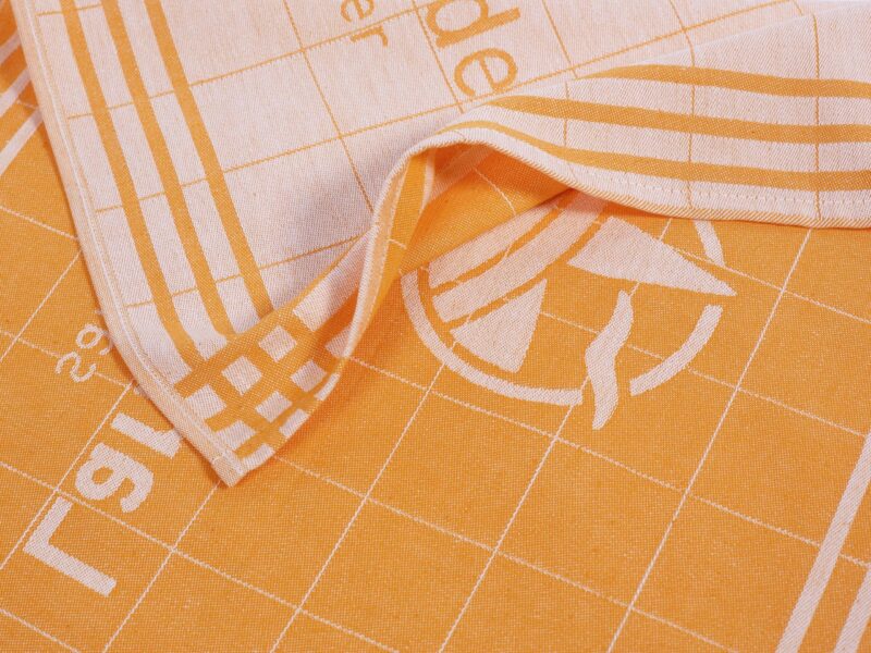 Twill kitchen towel orange 50x70 cm by Stofex.