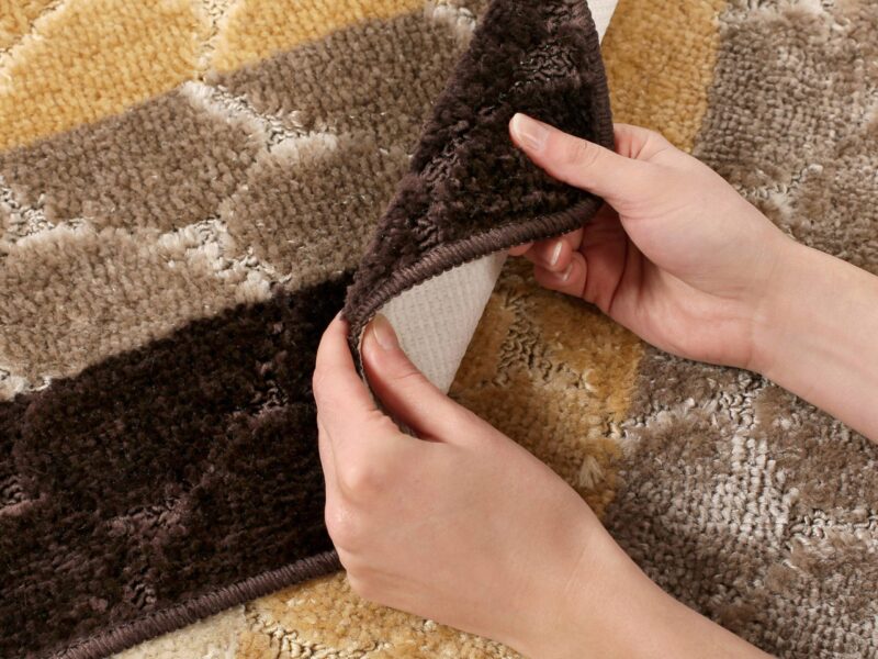 Bathroom rug classic beige by Stofex.