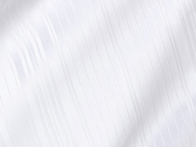 White damask bed linen with stripes by Stofex.