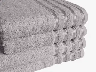 Bamboo towel / bath towel grey by Stofex.