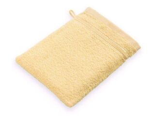 Terry washcloth light yellow by Stofex.