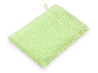 Terry washcloth light green by Stofex.