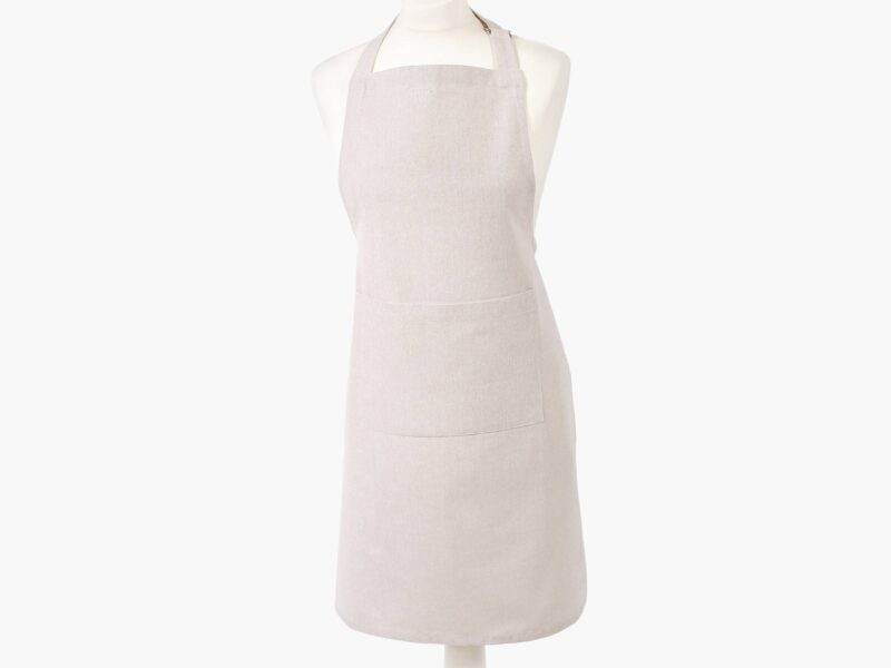 Kitchen apron Terra beige color by Stofex