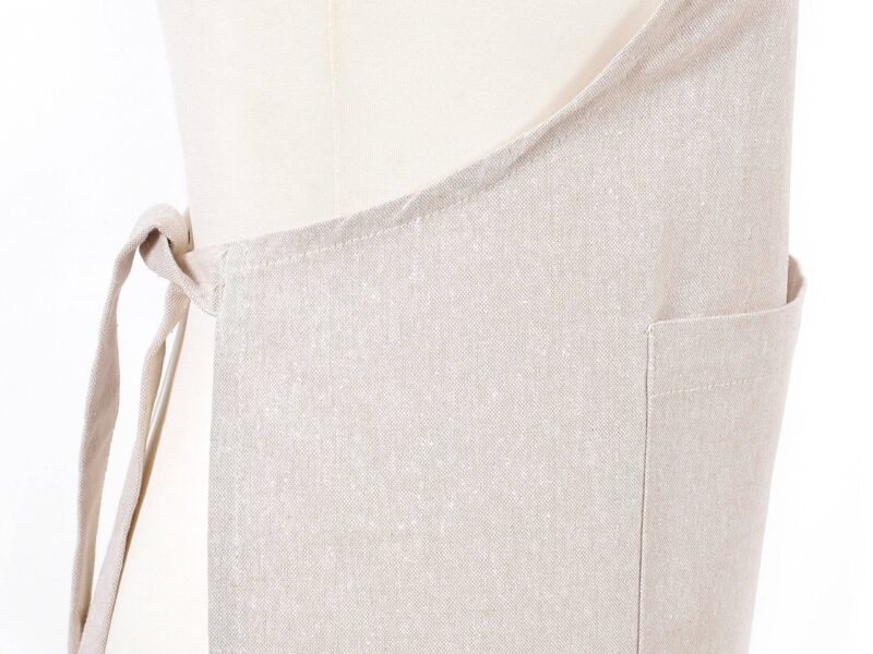 Kitchen apron Terra beige color by Stofex