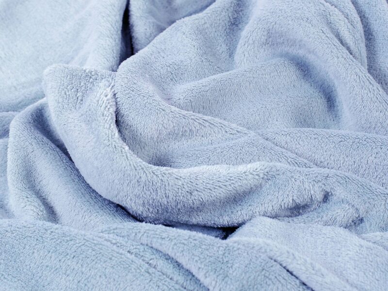 Luxury microflannel blanket light blue 200x230 cm by Stofex.