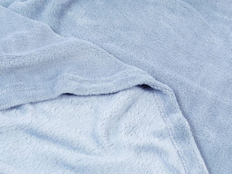 Luxury microflannel blanket light blue 200x230 cm by Stofex.