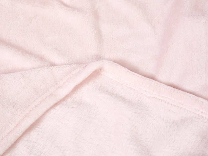 Luxury microflannel blanket light pink 200x230 cm by Stofex.