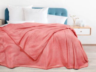 Microflannel blanket coral 150x200 cm by Stofex.