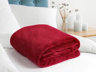 Microflannel blanket red 150x200 cm by Stofex.