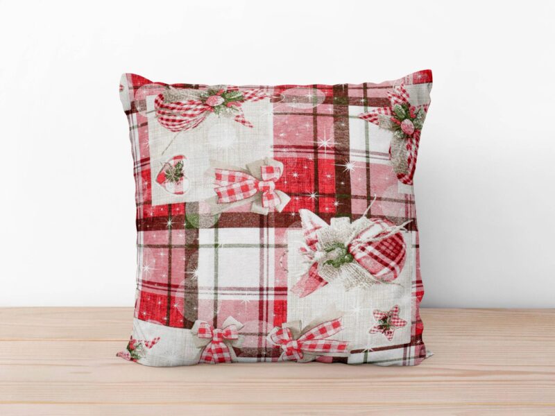 Christmas LONETA pillowcase red Christmas by Stofex.