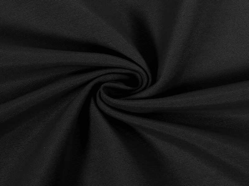 Decorative fabric LONETA ultra black width 140 cm by Stofex.