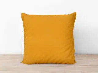 Cotton pillowcase mustard yellow by Stofex.