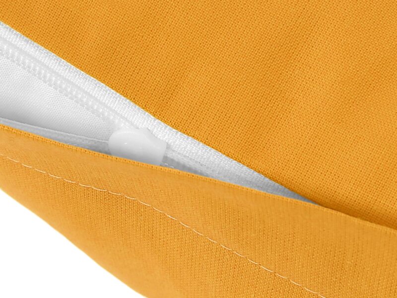 Cotton pillowcase mustard yellow by Stofex.