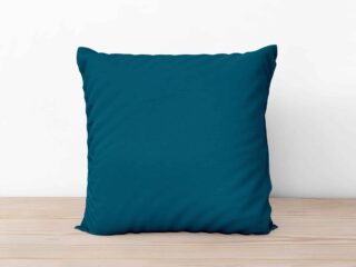 Cotton pillowcase petrol by Stofex.