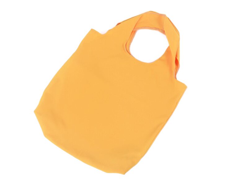 Compact shopping bag ochre yellow by Stofex.