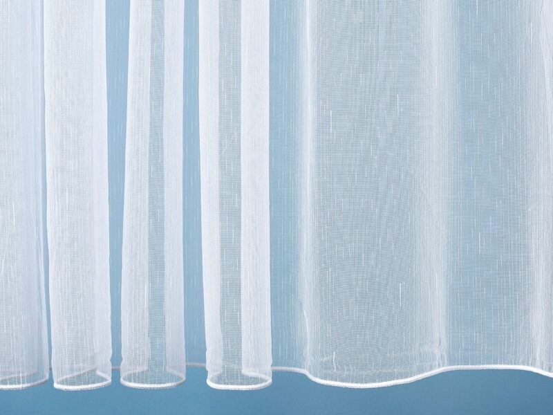 Jacquard sheer curtain smooth with thread pattern 162 by Stofex.