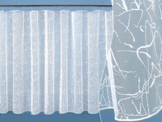 Jacquard sheer curtain stems with lines pattern 3794 by Stofex.