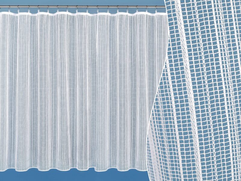 Jacquard sheer curtain mesh net pattern 11747 by Stofex.