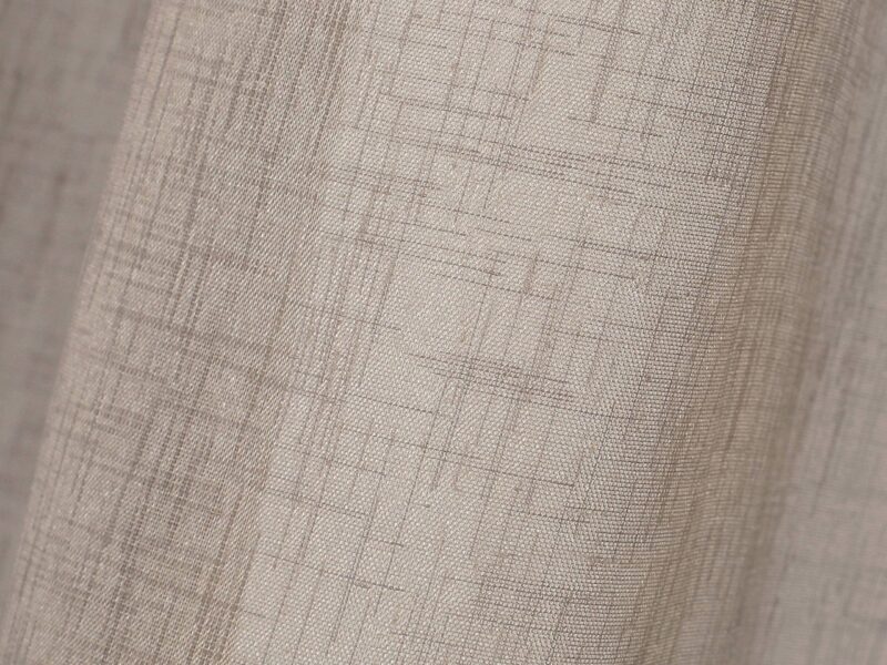 Voile brown with sewn-in weights 1033 by Stofex.